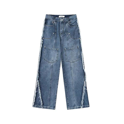 American Retro Street Style Fashion Pants