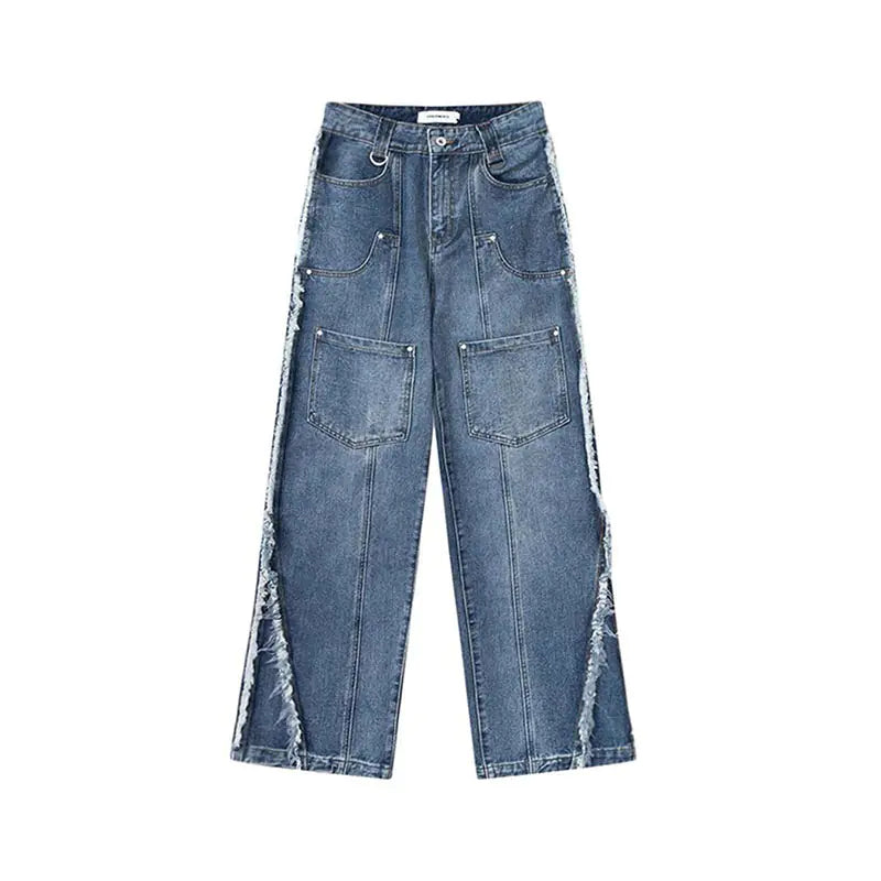 American Retro Street Style Fashion Pants